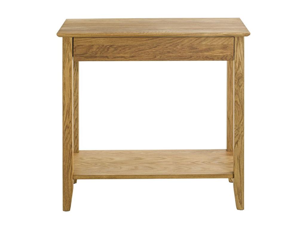 Solid oak wood console table - Length 75 x Depth 35 x Height 75 cm XRBP81091
