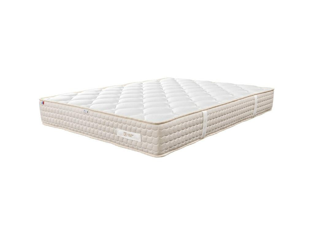 Sublime Mattress Set, 20cm high-density foam, firm, summer/winter side, beige slatted base, 20cm thick, pillow, duvet 140x200cm LUHB73262
