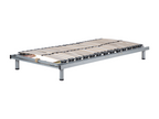 Set of 2 Decohaute 180x200 cm Silver Manually Adjustable Bed Bases NDCV20191