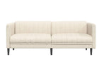 Cream fabric 3-seater sofa CZXH33966