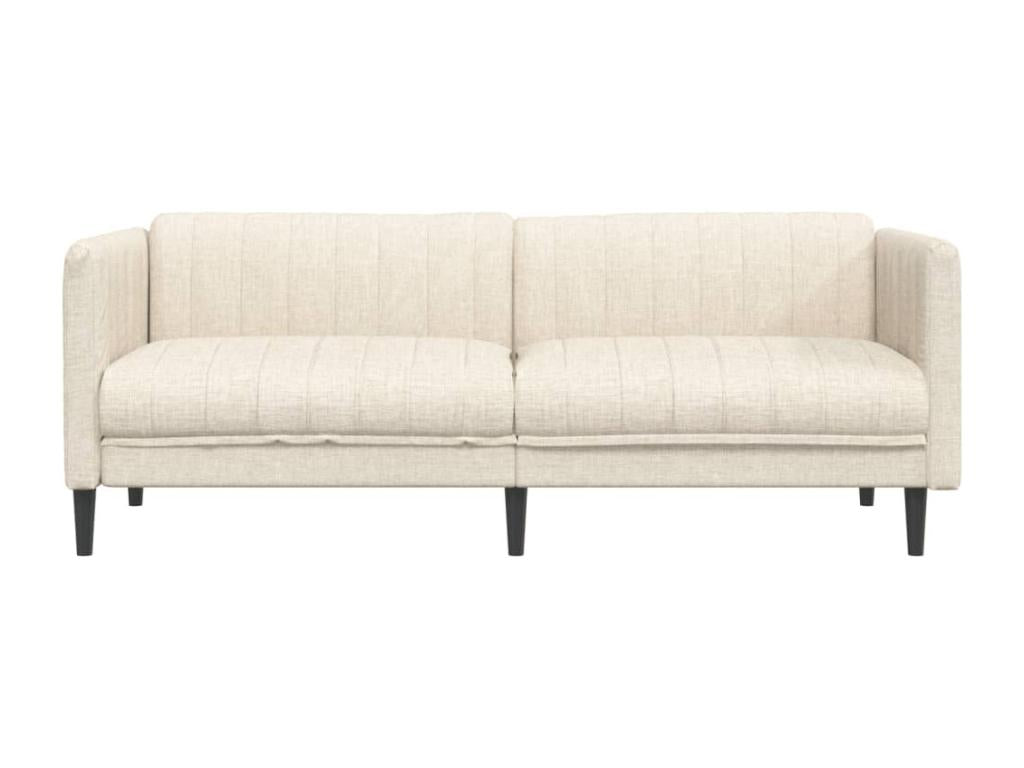 Cream fabric 3-seater sofa CZXH33966