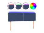 Blue LED Headboard 144x5x78/88 cm Fabric RKQB22657