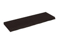 Dark brown wall shelf made of treated solid oak wood CKQF50384