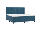 Decohaute bed base with mattress and LED light, dark blue, 200x200 cm, GXRC25362
