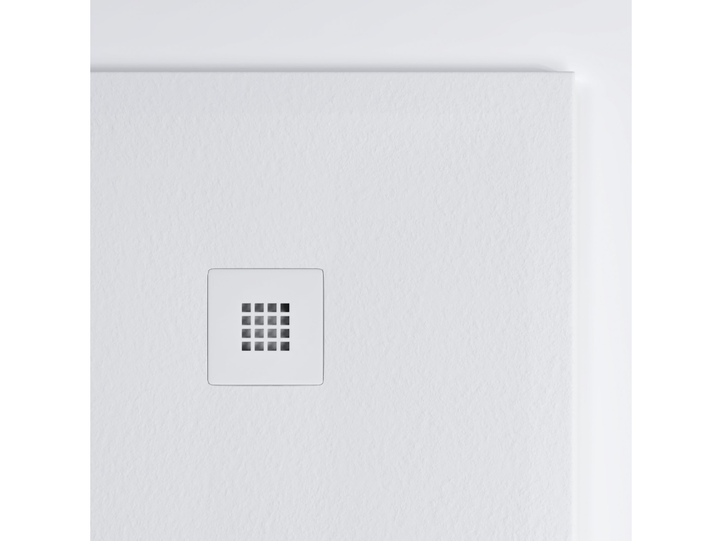 Decohaute Extra-Flat Shower Tray - Slate Texture in Beige Decohaute Composite - L180 x W90 x H3 cm - Decohaute TCMD81507