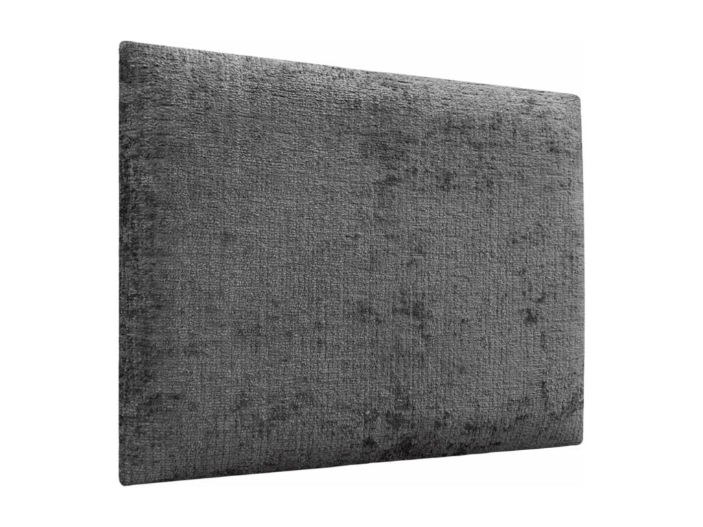 Decohaute Upholstered Headboard in Eco-Friendly Wool, Composed of Interchangeable Self-Adhesive Panels, Luxury Upholstered Bedroom, Dark Grey, 110 cm KBUY39976