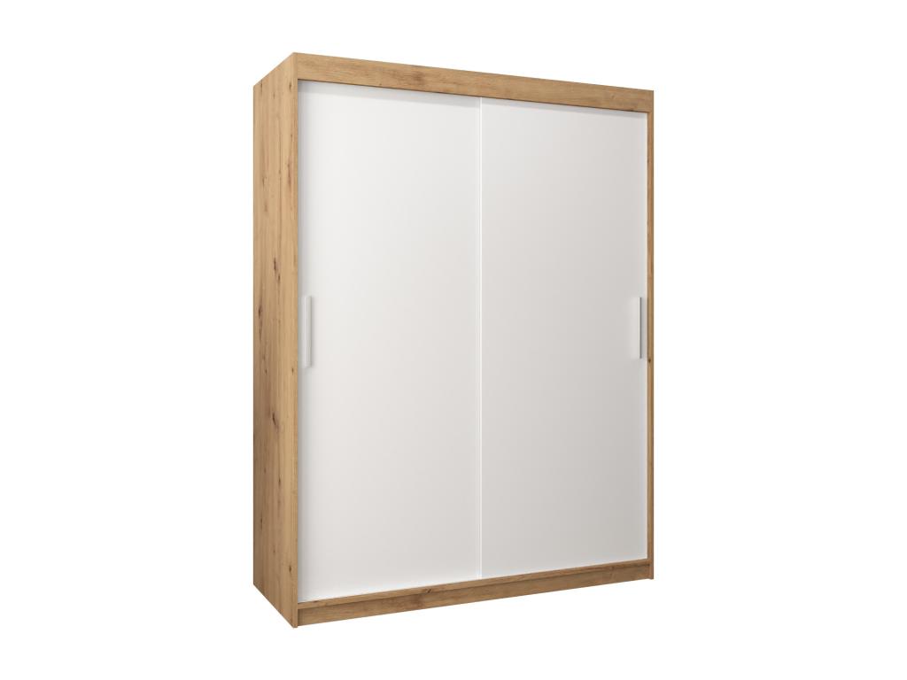 Chezlova Sliding Door Wardrobe 200/150/62 2 Doors Chezlova/White LPCG95807