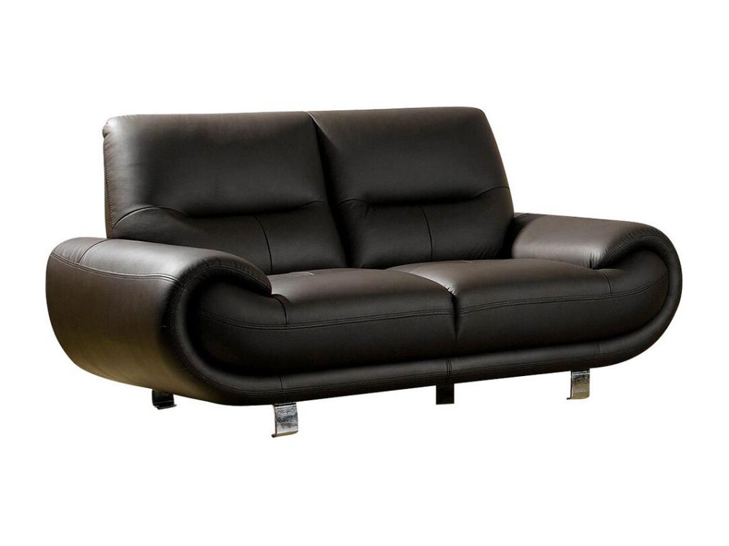 Decohaute Brown 2-Seater Leather Sofa - Right Corner QJIZ59179