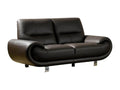 Decohaute Brown 2-Seater Leather Sofa - Right Corner QJIZ59179