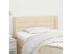 Headboard with wings, Cream, 103x16x78/88 cm, Fabric VOHO48617