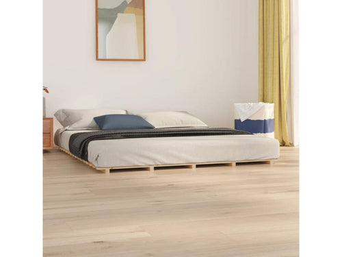 Bed frame 160x200 cm solid pine wood UIFA35250