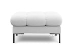 Decohaute - Decohaute pouf in light grey structural fabric - 60x60x41cm PTRG05765