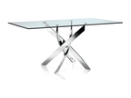 Chezlova transparent dining table 150cm SWMW32249