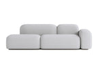 Modular 3-Seater Sofa Max Light Grey Fabric OEWQ85788