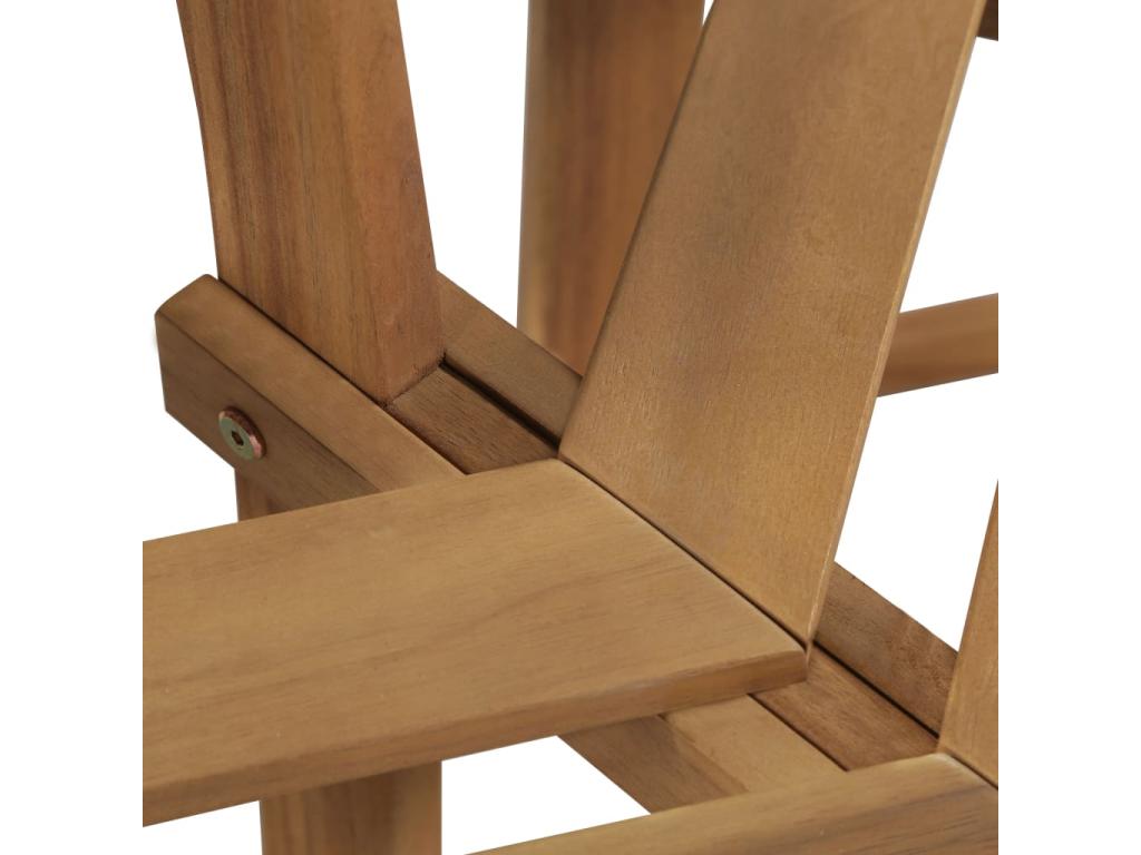 Brown wooden garden bench, 160x80x86 cm, 02 0011814 BEWV65310