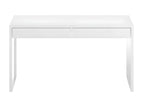 Desk with 2 drawers - White - DESIGN - L 138 x W 50 x H 75 cm IJAW50582