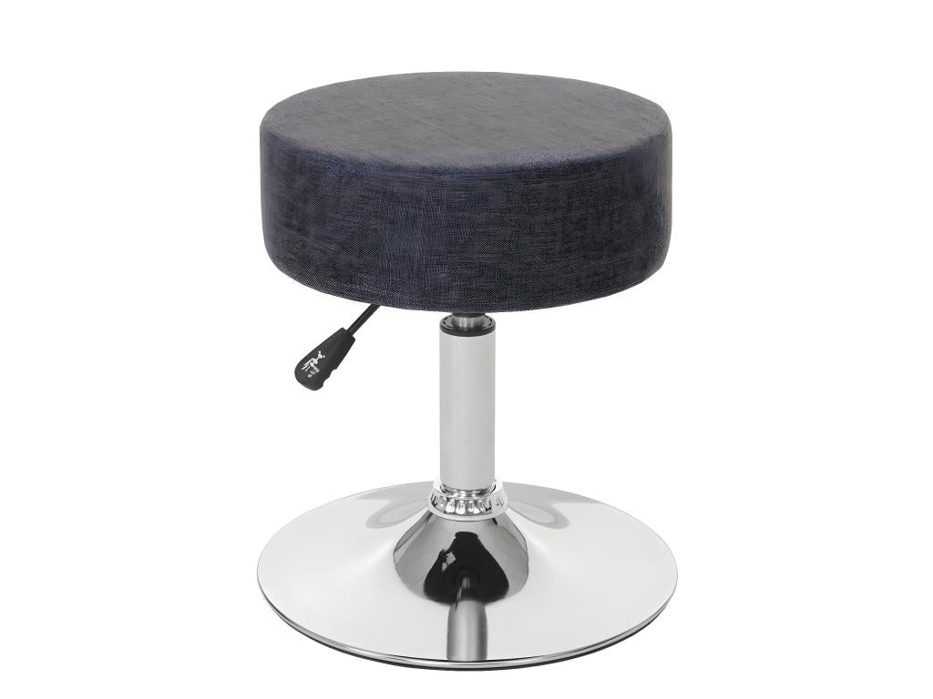 Multipurpose seat stool, height adjustable, grey fabric, 35x35x43 cm, 04 0005334 LIII89047