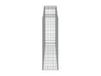 Arched gabion baskets, 9 pcs, 300x50x160-180 galvanized iron PPJU13046