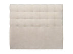 Beige Bouclé Upholstered Headboard, 140 cm Wide - 10 cm Thick, Padded QMKM29793