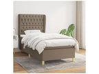 Decohaute bed base with Decohaute 90x200 mattress, fabric RXLA41378