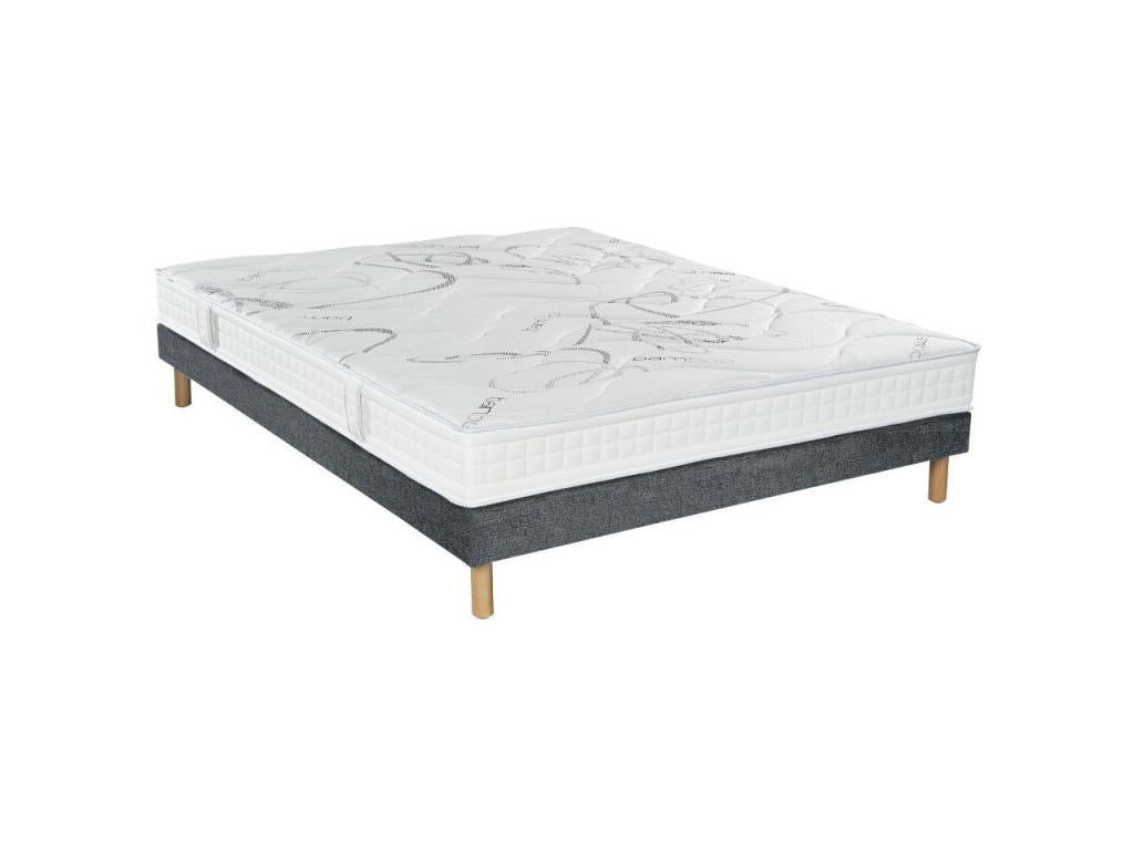 Domopure MORPHOZONE 190 Set: Traditional Graphic 13cm Slatted Base, 160x190cm Latex Legs, JMUI88395