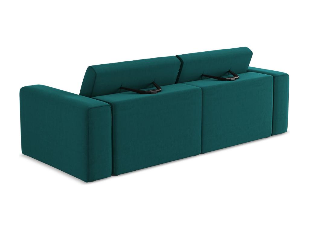 Modular 3-seater sofa in Decohaute - marine - Decohaute SRDH55242