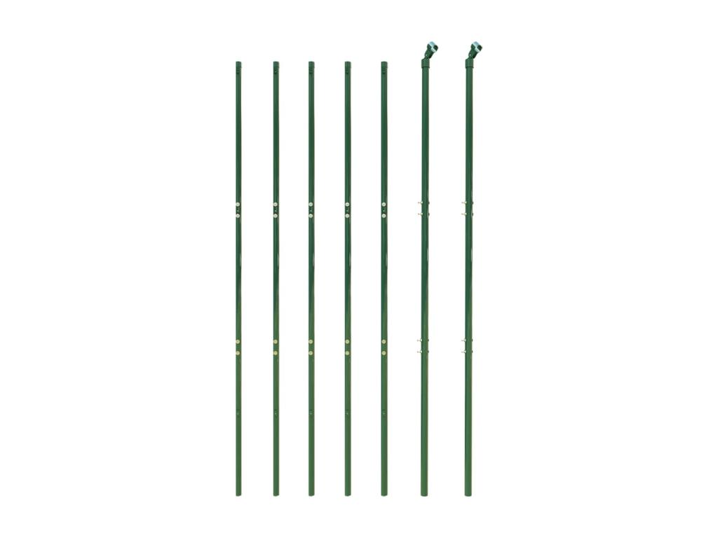 Green chain link fence 1.4x10 m WAFI10983