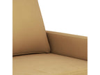 3-seater sofa, brown, 180 cm, velvet, GBBO86866