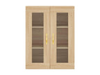 Chezlova Oak Highboard 69.5x34x180 cm Engineered Wood TTOF06545