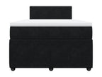 Chezlova bed base with black velvet mattress 120x190 cm MIEG25166