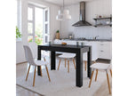 Dining table, black, 120x60x76 cm, engineered wood, RCSY35062