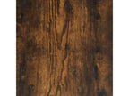 Smoked oak coffee table 55x55x31 cm engineered wood WDCE64749