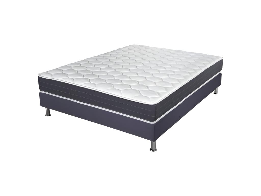 Decohaute Volcan 160x200 Spring Mattress and Bed Base - H- 20 cm - Firm Support JJSR79465