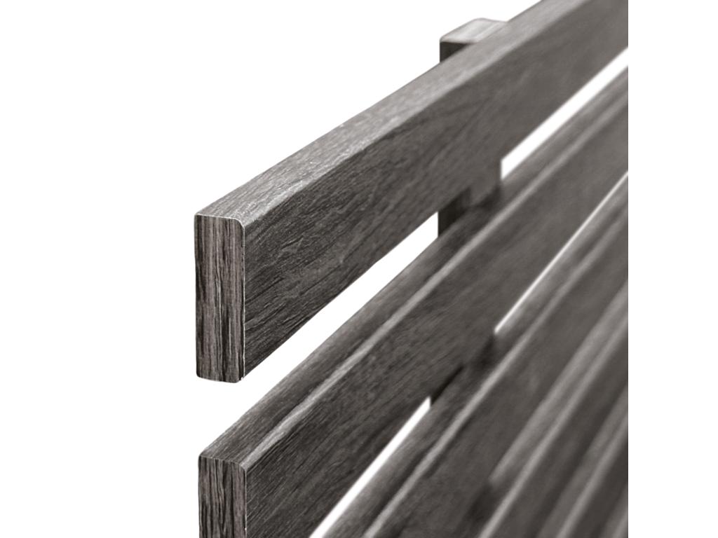 Decohaute Recycled Wood Headboard, Japanese Style, with Legs, 80x115cm, Fits 80cm Beds - Ash Wood GMLA72114