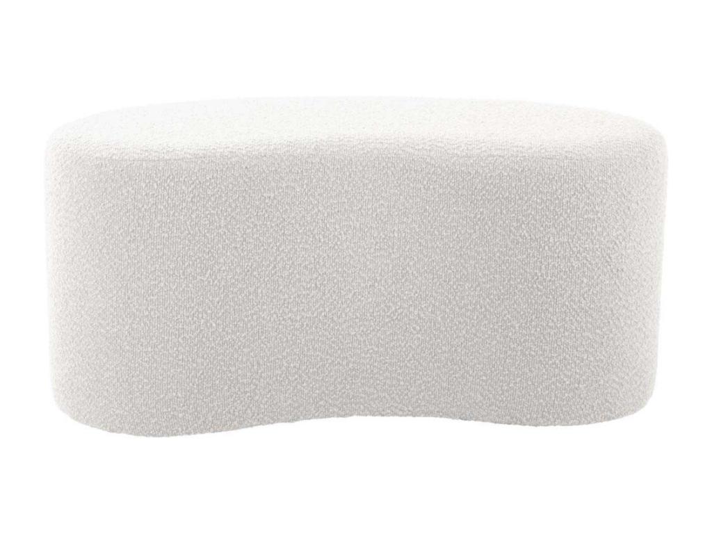 Decohaute UANP20814 bouclé fabric pouf