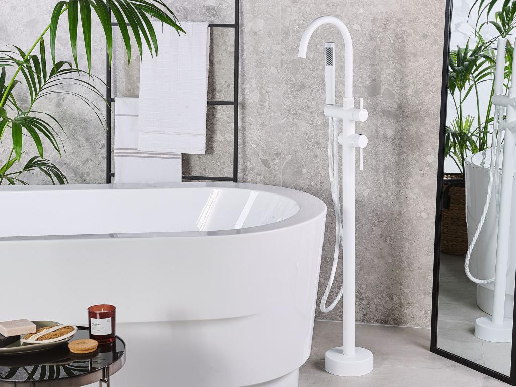 Decohaute White CIPB30380 Freestanding Bathtub Faucet