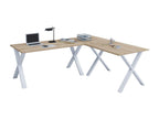 Chezlova Corner Desk Computer Desk Corner Table Chezlova 50 x White Oak Chezlova - 160 - 190 BZHX39631