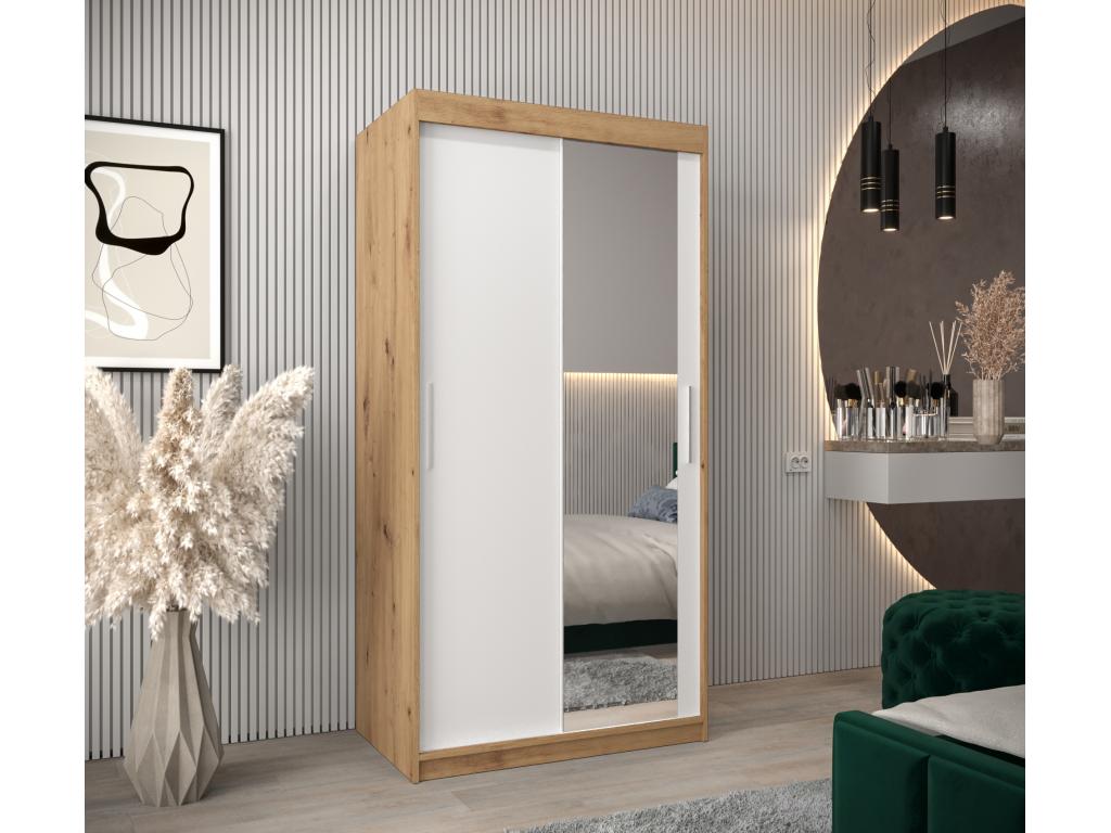 Decohaute 2 Sliding Door Wardrobe 200/100/62 2 doors Decohaute/White DQUQ49608
