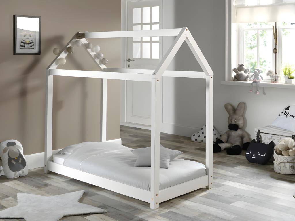 Cabin bed 70x140 - slatted base included White Delivered with slatted bases QNTY44669