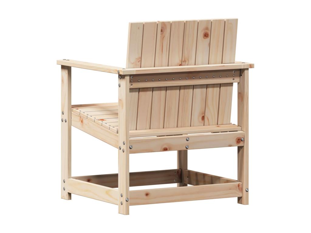 3-piece solid pine wood garden furniture set BIHB61799