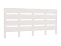 White Headboard 120x3x80 cm Solid Pine Wood KYAR90603