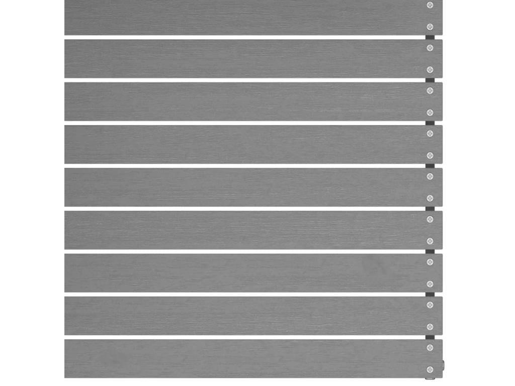 3-piece garden furniture set, Grey, Solid Pine Wood FSFH70670