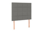 Decohaute bed base and mattress, dark grey, 90x190 cm, fabric OTNY12292