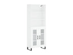White Highboard 69.5x34x180 cm Engineered Wood DPWS59199
