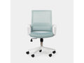 Plastic office chair, mint color, 60x95 cm - Decohaute ORRG38994