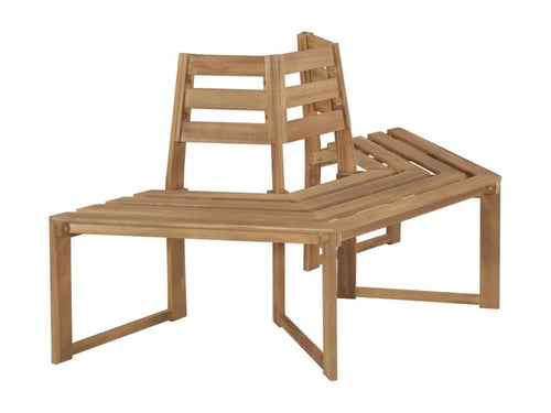 Brown wooden garden bench, 160x80x86 cm, 02 0011814 BEWV65310