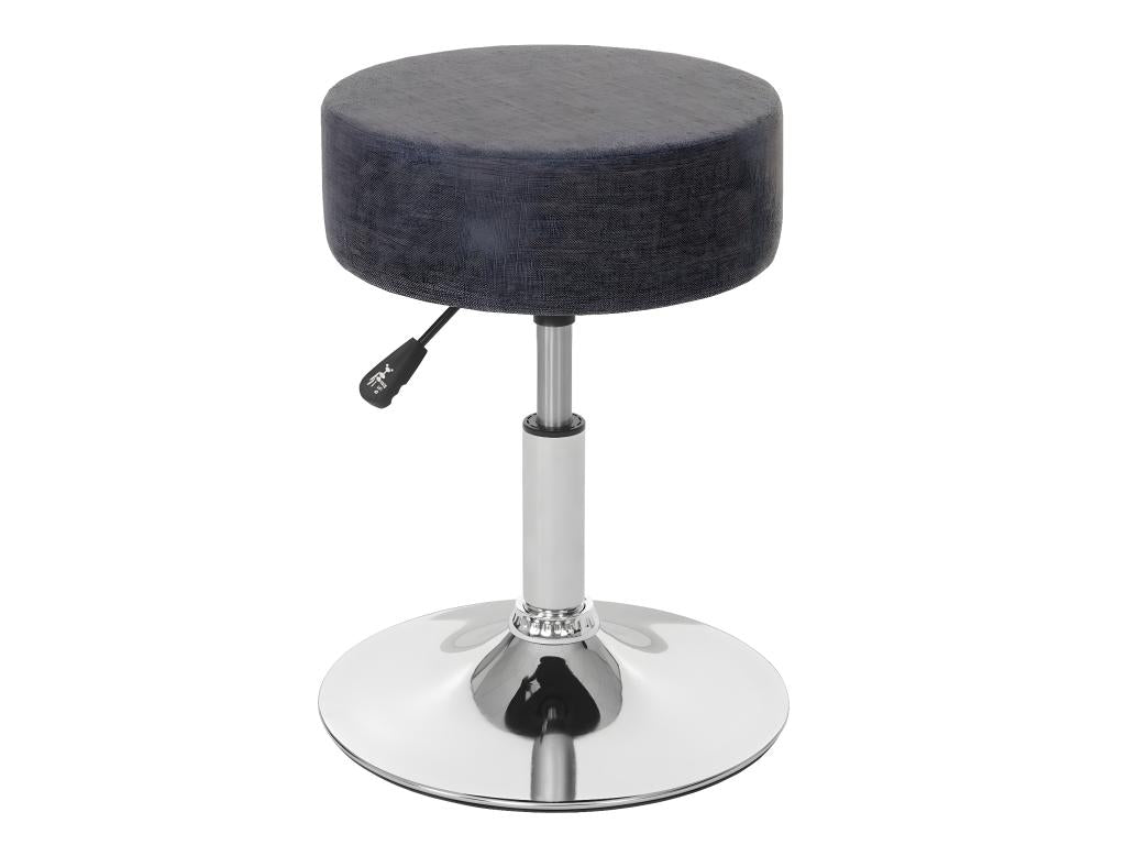Multipurpose seat stool, height adjustable, grey fabric, 35x35x43 cm, 04 0005334 LIII89047