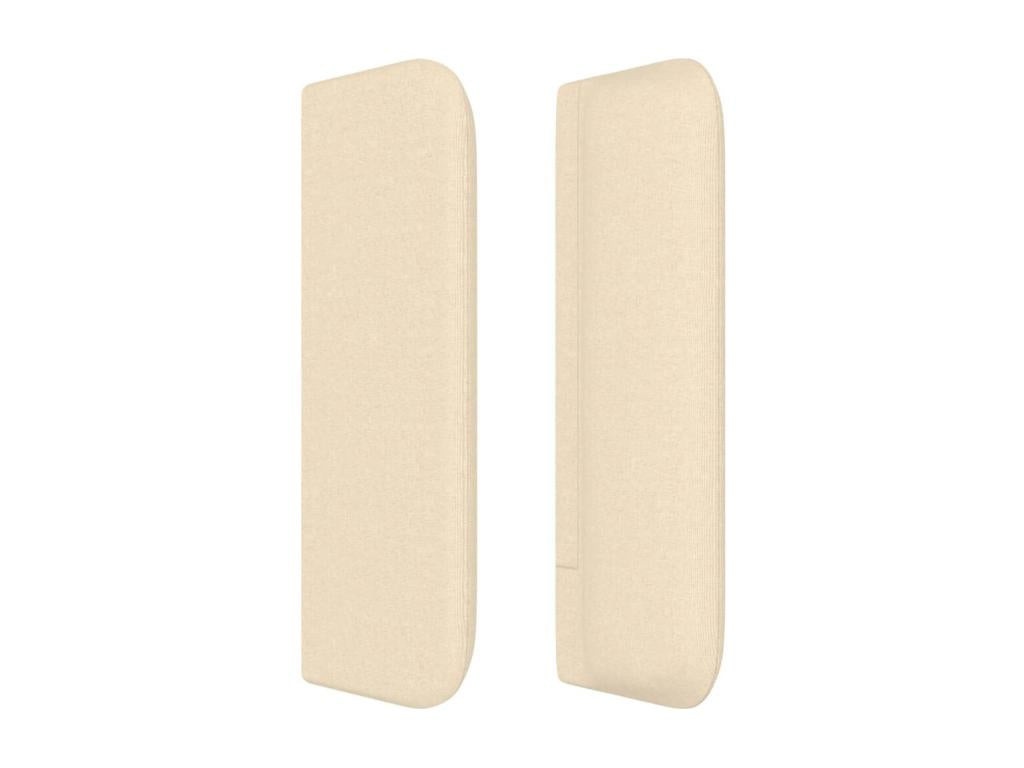 Headboard with wings, Cream, 103x16x78/88 cm, Fabric VOHO48617