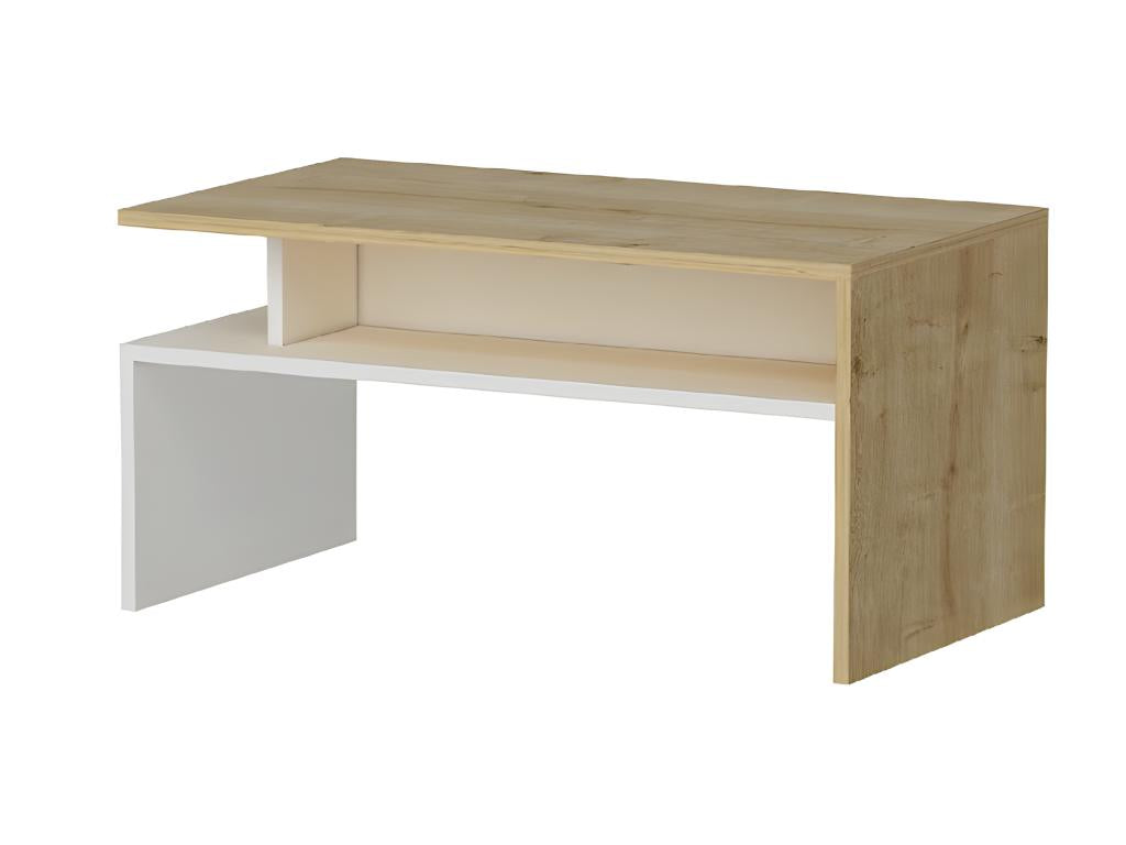 Decohaute coffee table 90x50x43 cm White and oak LBKL56453