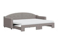 Daybed with pull-out bed and Decohaute 80x200 cm mattress, fabric BBRH46655